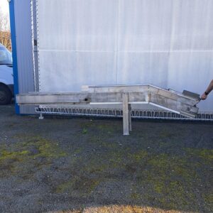 Tapis de visite forme cassée à coquillages 4m00 x 0m40